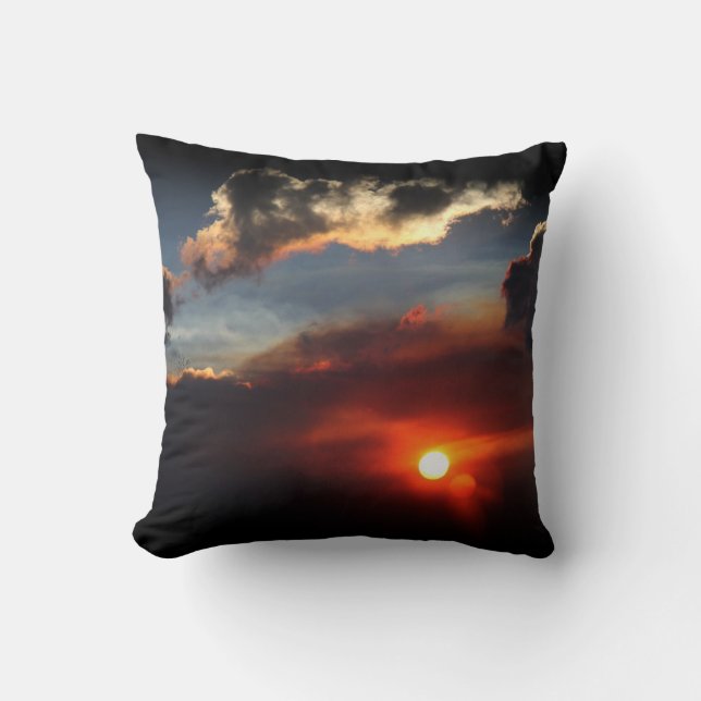 zonsondergang kussensloop kussen (Voorkant)