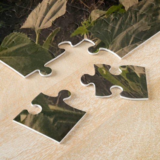 Zonsondergang landschap Landschap Natuur Zonnebloe Legpuzzel (Zijkant)