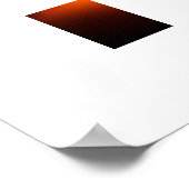 Zonsondergang Landschap met een boot-68465 Poster (Hoek)