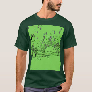 ZONSONDERGANG LANDSCHAP T-SHIRT