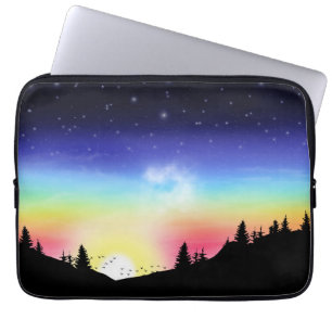 zonsondergang laptop sleeve