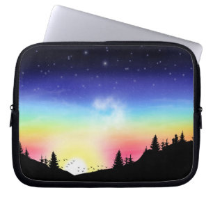 zonsondergang laptop sleeve