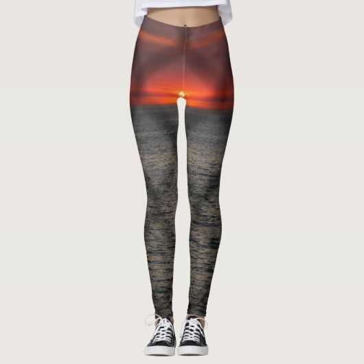 zonsondergang leggings (Voorkant)