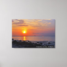 Zonsondergang Lucht Strand Schemering Landschap Re