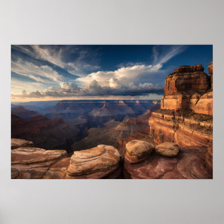 Zonsondergang Majesteit over de Grand Canyon Poster