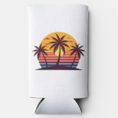 Zonsondergang met palmbomen Vector-98801 (Voorkant)