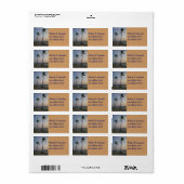 zonsondergang met passaatwinden etiket (Full Sheet)