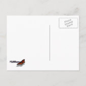 Zonsondergang met zeilboten Briefkaart (Achterkant)