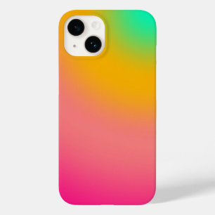 Zonsondergang Neon Gradiënt Case-Mate iPhone 14 Hoesje