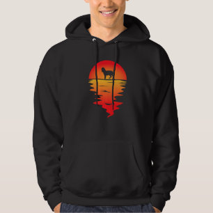 Zonsondergang Norfolk Spaniel hond Hoodie