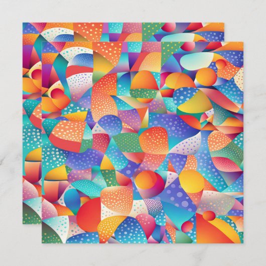 Zonsondergang oceaangolven feestdagenkaart (Voorkant / Achterkant)