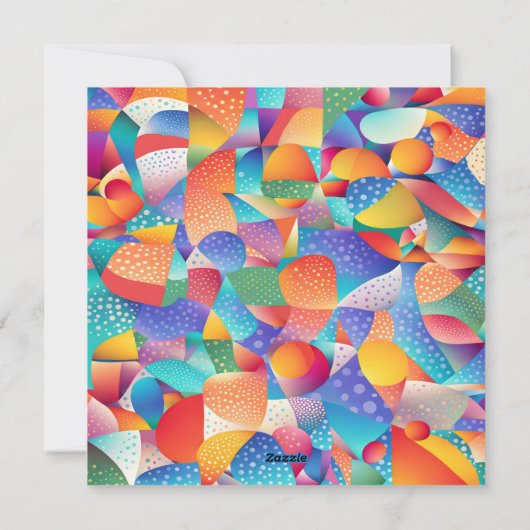 Zonsondergang oceaangolven feestdagenkaart (Achterkant)