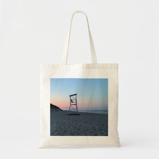 Zonsondergang op Cape Cod Beach Tote Bag (Voorkant)