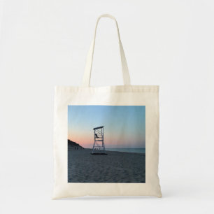 Zonsondergang op Cape Cod-strand Tote Bag