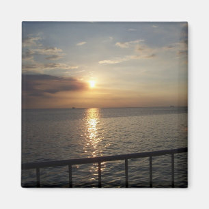 Zonsondergang op de Baai van Manilla, Filippijnen Magneet