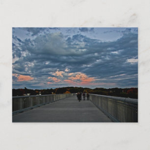 Zonsondergang op de Walkway Briefkaart