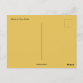 Zonsondergang op een strand in Goa, India Briefkaart (Achterkant)