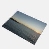 Zonsondergang op het eiland Antigua II Deurmat (Schuin)