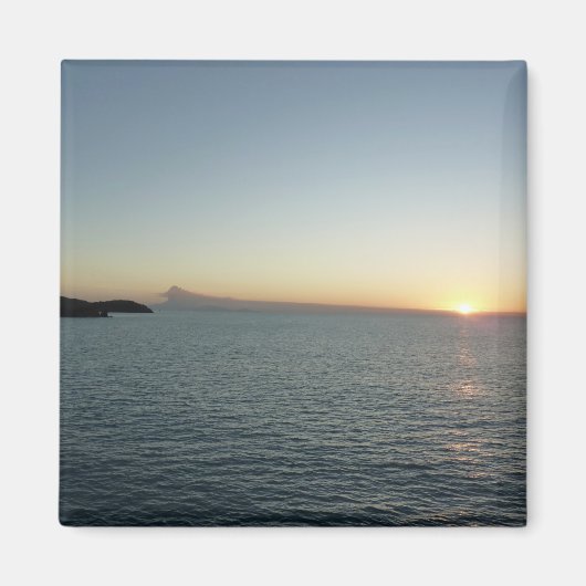 Zonsondergang op het eiland Antigua II Magneet (Voorkant)