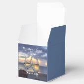 Zonsondergang op het strand bruiloft gunst dozen bedankdoosjes (Geopend)