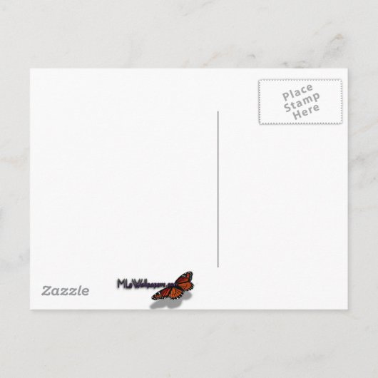 Zonsondergang op het water Abstracte Oceaan Fotogr Briefkaart (Achterkant)