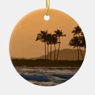 Zonsondergang op Kauai Keramisch Ornament