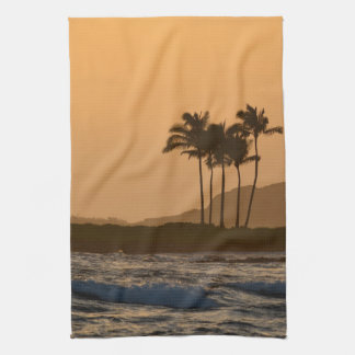 Zonsondergang op Kauai Theedoek