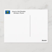 Zonsondergang op Meer Champlain Burlington Vermont Briefkaart (Achterkant)