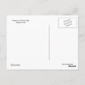 Zonsondergang op Meer Sardis Briefkaart (Achterkant)