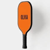 Zonsondergang Oranje Moderne Naam | Trendy minimal Pickleball Paddle (Links)