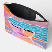 Zonsondergang Origineel Abstract Schilderen op Etui (Open)