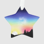 zonsondergang ornament (achterkant)