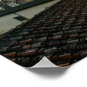 Zonsondergang Over de Arno River, Florence Italië Poster (Hoek)