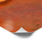 Zonsondergang over de bergen, perfect poster (Hoek)