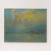 Zonsondergang over de heuvels (door Glenn Cooper H Legpuzzel (Horizontaal)