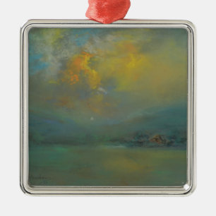 Zonsondergang over de heuvels (door Glenn Cooper H Metalen Ornament