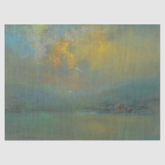 Zonsondergang over de heuvels (door Glenn Cooper H Tissuepapier (Voorkant)