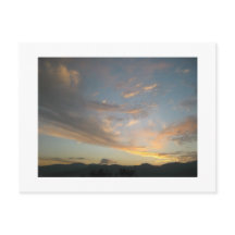 Zonsondergang over het Briefkaart Medellín