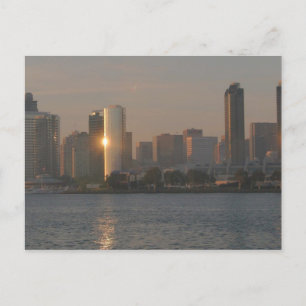 Zonsondergang over San Diego Briefkaart