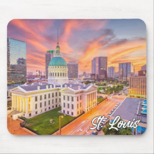 Zonsondergang over St. Louis, Missouri, VS Muismat