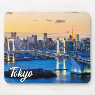 Zonsondergang over Tokio, Japan Muismat