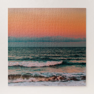 zonsondergang over zee legpuzzel