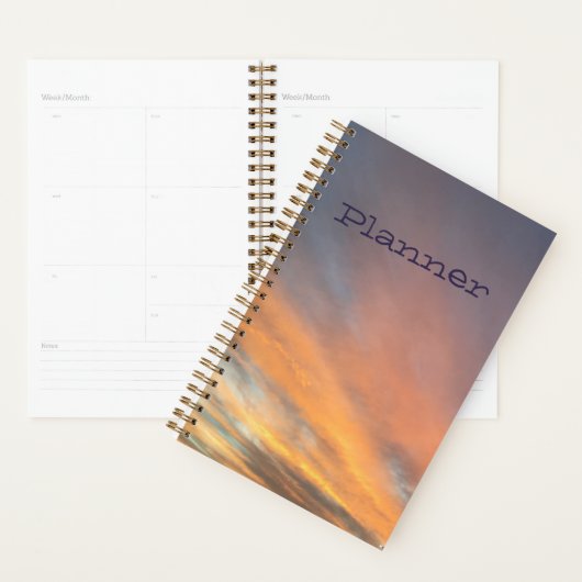 Zonsondergang pastel Planner (Display)