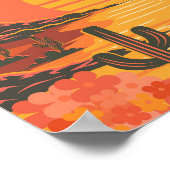 Zonsondergang Poster (Hoek)