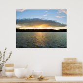Zonsondergang poster (Keuken)