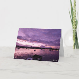 Zonsondergang Puerto Ayora, Kerstman Cruz, de Kaart