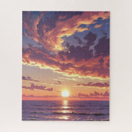 Zonsondergang Puzzel