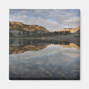 Zonsondergang reflecties op Lake Helen, Lassen Magneet