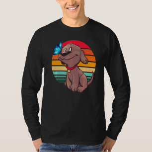 Zonsondergang Regenboog Dames grafische Vlinder Ho T-shirt