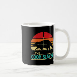 Zonsondergang Retro Stijl Coon Hunting Coon Slaye Koffiemok